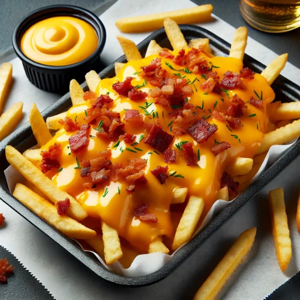 Frites bacon