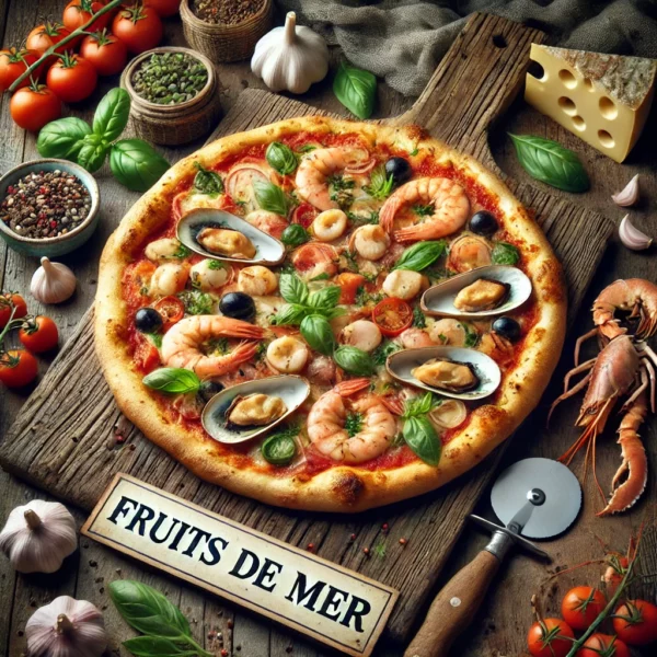Pizza fruits de mer Junior