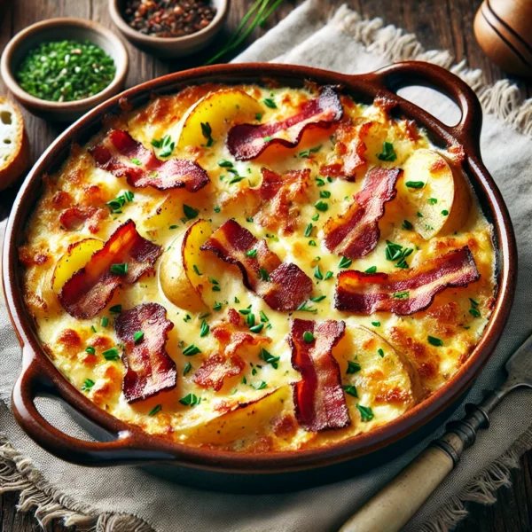 Gratin Lardons